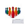 Champion Sports Plastic Bowling Pin Set, Assorted Colors, 10/Set (CHSBP10CLR)~#|#~7BADDC71-23EF-44A3-B4B7B38A7262F263_sc7
