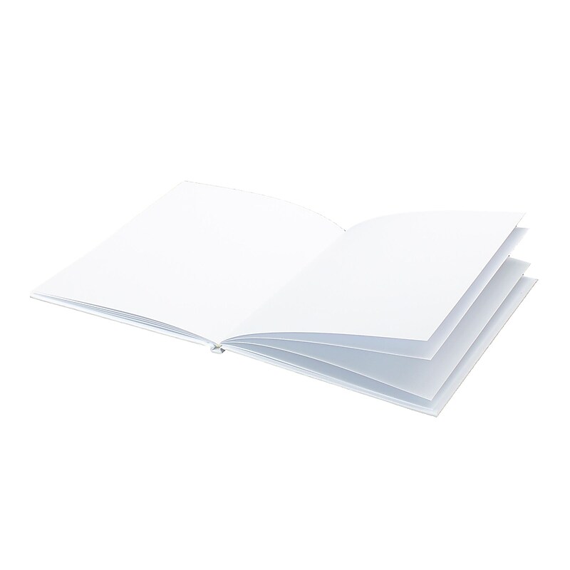 Flipside 6" x 8" Hardcover Blank Book, 14 Sheets/Book, 24 Books/Carton (BK224) image 1