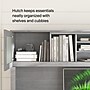 Bush Home Somerset 72W L-Shaped Sit to Stand Desk with Hutch, Platinum Gray (SET015PG)~#|#~7BB640C3-1BAD-4033-A777E0AE0E2B8AE0_sc7
