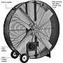 Global Industrial 48" Portable Drum Blower Fan, 2-Speed, Gray (600555)~#|#~7BB9D69D-AD06-44A5-8885E14F7DFD570B_sc7