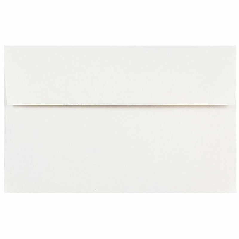 JAM Paper A10 Booklet Envelope 6" x 9 1/2", Bright White, 50/Pack (12039-50) image 1