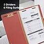 Staples® 100% Recycled Classification Folder, 2-Dividers, 2 1/2" Expansion, Legal Size, Red, 20/Box (ST614619/614619)~#|#~7BBC84F3-8C32-4C5C-BC886C6D079EC6D5_sc7