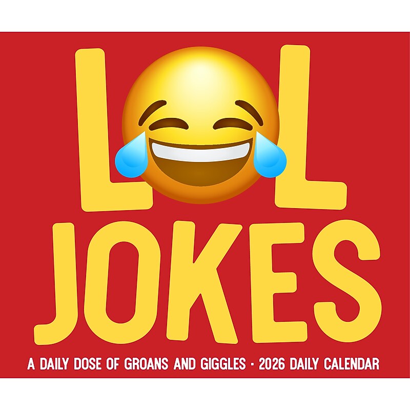 2026 Willow Creek LOL Jokes 6.2" x 5.4" Day-to-Day Calendar (54284) image 1