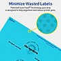 Avery Laser/Inkjet Multipurpose Rectangle Labels, 2" x 6", Bright Blue, 80/Pack (94242)~#|#~7BC1940F-D03F-45FD-8EDA877EB5F35828_sc7