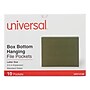 Universal Reinforced Hanging File Frame, Letter Size, Green, 10/Box (UNV14160)~#|#~7BC2D54A-6862-4A69-B4334F95F24AA999_sc7