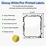 Avery Rectangle Laser/Inkjet Multipurpose Labels, 4" x 3-1/3", White, 40/Pack (19479371036)~#|#~7BC4224A-D2B1-42CA-8F1C6D15E08D8B91_sc7