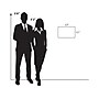 Azar Sign Holder, 17" x 11", Horizontal, Wall Mounted, Clear, Acrylic, 2/Pack (129937-2PK)~#|#~7BCBCA5B-AE2C-46DA-9C284C3158A81D68_sc7
