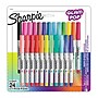 Sharpie Glam Pop Permanent Markers, Ultra Fine Tip, Assorted, 24/Pack (1949558)~#|#~7BCD8B58-7239-4617-965D4D2F8D7FD76A_sc7