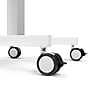 Luxor Vitalize Mobile 4-Wheel Healthcare Laptop Cart with Storage and Glove Dispenser Compartment, White (MCWS001)~#|#~7BCF37BA-5003-4F4A-9C0C6E69A3CF3048_sc7