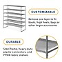 Whitmor Spacemaker 6-Shelf Metal Stand Alone Closet Storage Shelves, 42" x 34" x 11.38", Gunmetal (6262-4993-GM)~#|#~7BD0DD0E-B000-4704-BEDD5FE03406E39B_sc7
