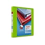 Staples Heavy Duty 1" 3-Ring View Binder, D-Ring, Chartreuse (ST56319-CC)~#|#~7BD3CA01-BD55-408D-AECA7C6B440451E0_sc7