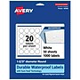 Avery Laser/Inkjet Circle  Waterproof Multipurpose Labels, 1.6667"  Dia, White, 1000/Box (94508)~#|#~7BD429F3-1B31-41E2-A52929A4AC1B44E4_sc7