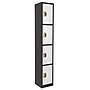 AdirOffice 72" 4-Tier Black and White Storage Locker, 4/Pack (ADI629-204-B-W-PKG-4)~#|#~7BD5C0C3-22A8-4E8F-97C1ECB30998B7E3_sc7