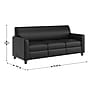 Flash Furniture Agent 70.25"W LeatherSoft Sofa, Black (BT827U3BK)~#|#~7BD886A8-9FEF-44D7-AA2EB485B8625423_sc7
