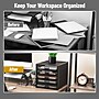 Mind Reader 5-Compartment Metal Mesh File Storage Drawers, Black (5CABMESH-BLK)~#|#~7BDBF37A-1902-47F8-8FD8B5759F025EE5_sc7