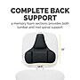 Fellowes Professional Back Support, Black (8037601)~#|#~7BDBF44F-CBD5-4615-B312172E961AC78F_sc7