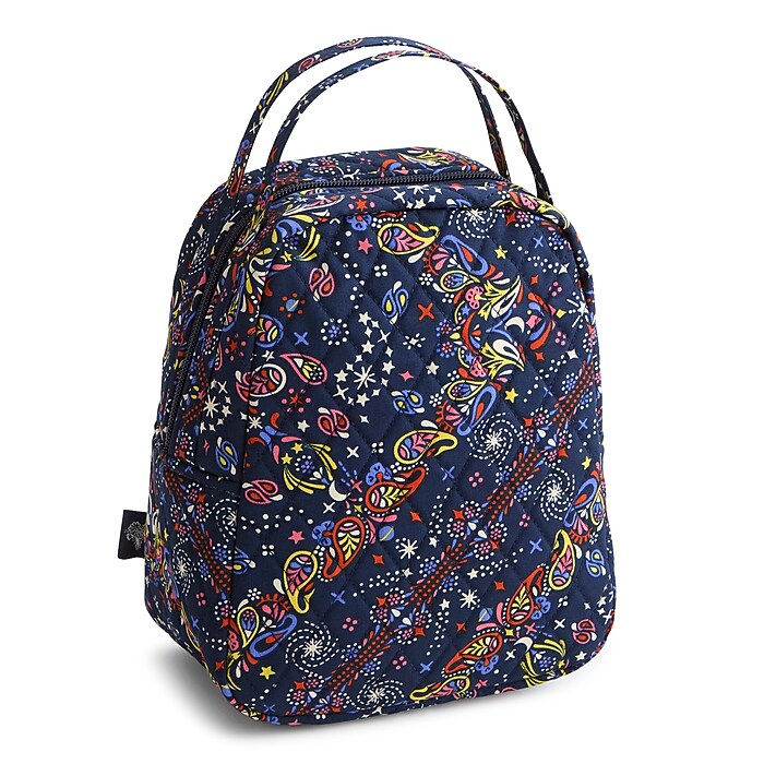 Vera Bradley Insulated Lunch Bag, Starry Paisley (50508-22510