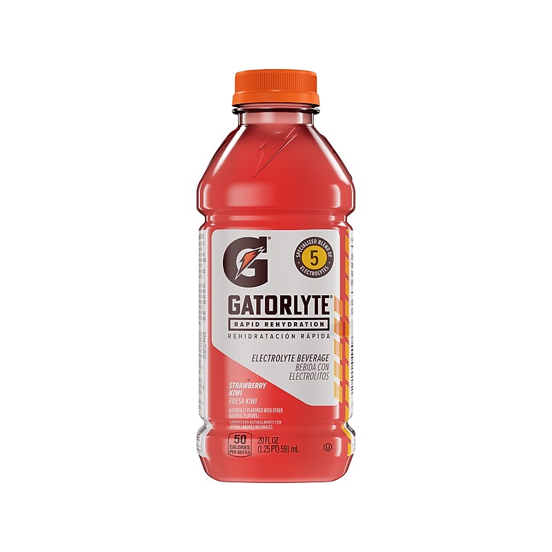 Gatorade Gatorlyte Kiwi Strawberry Sports Drink, 20 fl. oz., 12 Bottles/Carton (4791) image 1
