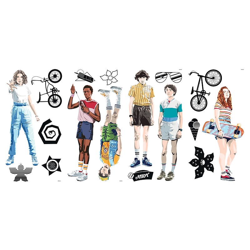 York Wallcoverings Stranger Things Contemporary Decals, Music, Movies & TV (RMK4675SCS) image 1