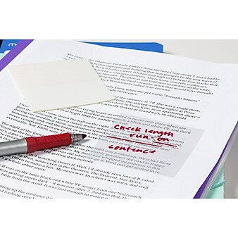 Post-it Transparent Notes, 2-7/8" x 2-7/8", 36 Sheets/Pad, 1 Pad/Pack (600-TRSPT)