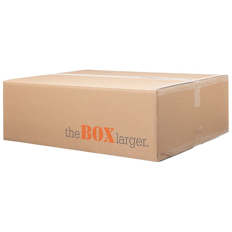 30" x 26" x 11" Heavy Duty iMac 27" Shipping Box, 275# Mullen Rated, Kraft (E03114) image 1