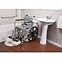 Everest & Jennings Shower Commode Wheelchair, 20" Wide 19" High Back with 24" Rear Wheel (12023110)~#|#~7BEB8460-26DB-41A8-87147713C14BDAD1_sc7