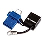 Verbatim Store 'n' Go Dual 64GB USB 3.2 Type A/C Flash Drive, Black/Blue (VTM99155)~#|#~7BEBEA19-AA8E-41F6-B2BA77F5CB7B1C2E_sc7