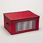 Household Essentials Holiday Wine Glass Storage Box in Strong Frame, Red/Green (HH542RED)~#|#~7BECAA0C-CB44-4BF3-B7B0436265E643A0_sc7
