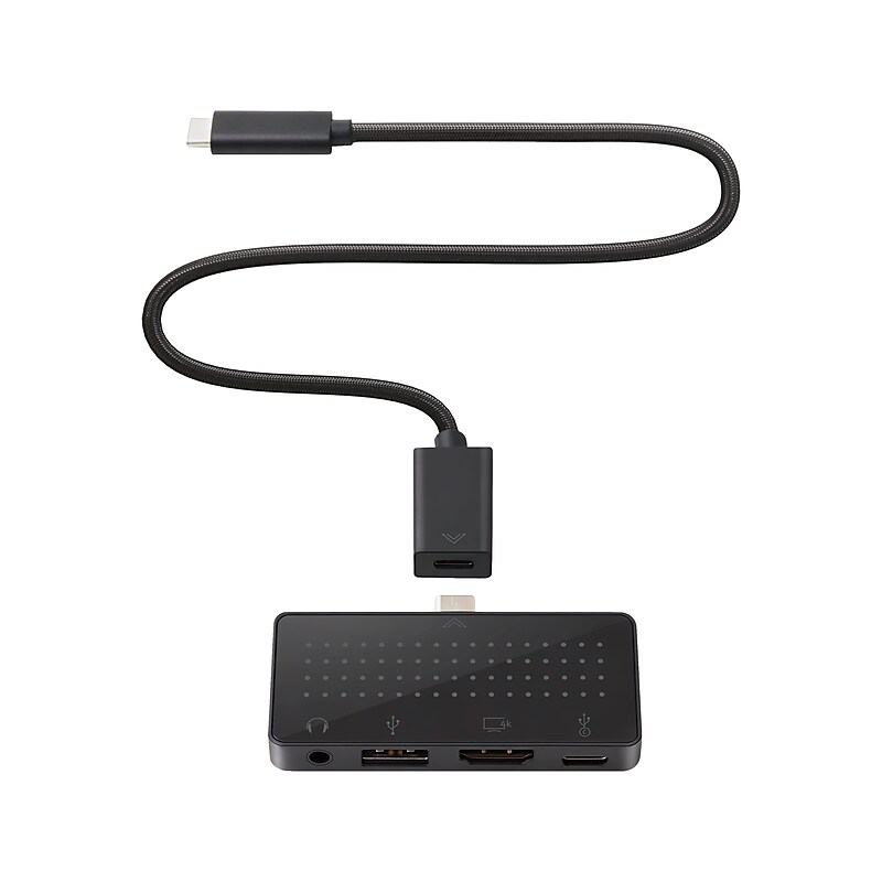 Twelve South StayGo Mini USB-C Hub, Black (12-2039) image 1