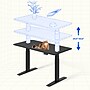 FlexiSpot E7COMMERCIAL 72''W Electric Adjustable Particle Board Standing Desk, Black(E7BCOM7230-B)~#|#~7BEF76FD-1384-4073-B326496968AAF897_sc7