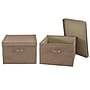Household Essentials Extra Large Stackable Folding Fabric Storage Bin, 10" x 16"x 19", 52.64 Qt., Beige, 2/Pack (7815-1)~#|#~7BF87C33-EA92-4BE9-ADDAD4EC9B471027_sc7