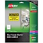 Avery Surface Safe Laser/Inkjet Label Safety Signs, 7" x 10", White, 15 Labels/Pack (61515)~#|#~7BFCB4E0-7284-4B21-A5BCEBC38B9E27A5_sc7