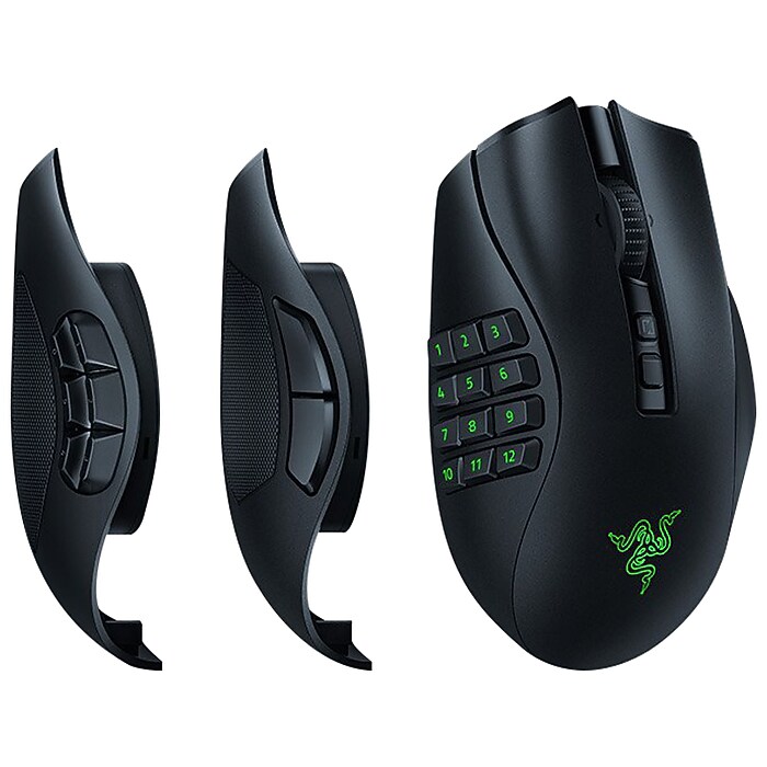 Razer Naga V2 Pro Wireless Ergonomic Optical Gaming Mouse, Black