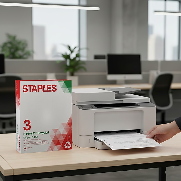 Staples 30% Recycled 8.5