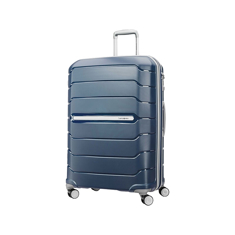 Samsonite Freeform 31.1" Hardside Suitcase, 4-Wheeled Spinner, TSA Checkpoint Friendly, Navy (78257-1596) image 1
