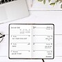 2025 AT-A-GLANCE Fine Diary 2.75" x 4.25" Weekly & Monthly Planner, Faux Leather Cover, Black/Brown (74-01-05-26)~#|#~7BFF1F3F-0A6F-4B59-96C964C9E6399CA4_sc7