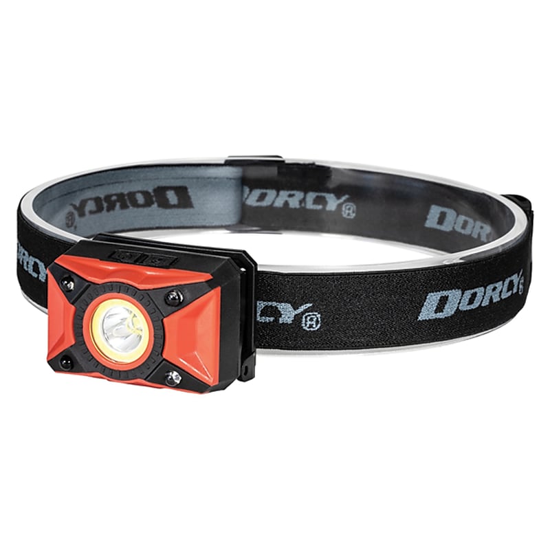 Dorcy Ultra HD 650-Lumen LED Rechargeable Headlamp with Motion Sensor, Red & Black (41-4337) image 1