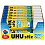 UHU Stic Magic Blue Washable Glue Stick, 1.41 oz., Clear, 48/Carton (99653CT)~#|#~7C07B15F-C814-42CD-A1C362D3F857B4C2_sc7