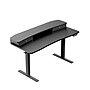 Huanuo 55"W Electric Rectangular Adjustable Standing Desk with Riser and Drawers, Black (HNESD101B)~#|#~7C07F9C5-E26E-4A93-93D0FE1B9375ADBC_sc7