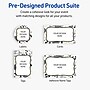 Avery Rectangle Rounded Corners Matte Blank Card, White, 20/Pack (19479371027)~#|#~7C0800E5-DCB5-41F4-86DF07178F2FF4EC_sc7
