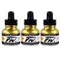 Daler-Rowney FW Acrylic Ink, Gold Imitation, 29.5ml, 3/Bundle (DRW160029701-3)~#|#~7C0AF404-45F5-4F2D-91407813C9BE248B_sc7