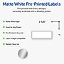 Avery Laser/Inkjet Rectangle Multipurpose Labels, 1" x 2-5/8", White, 160/Pack (S00-F36)~#|#~7C0FC6FC-74A0-40E0-88733DC7F2AE4E9D_sc7