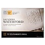 St Cuthberts Mill Saunders Waterford 14" x 20" Watercolor Sketch Pad, 20 Sheets/Pad (STCT46630001011M)~#|#~7C10F9DC-25EA-48A8-9F7E61488B65F4C2_sc7