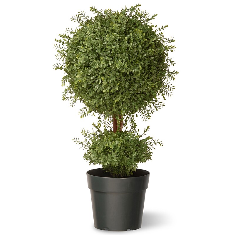 National Tree Company 30" Artificial Mini Tea Leaf One-Ball (LTLM4-705-30) image 1