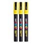 POSCA PC-3M Water Based Paint Marker, Fine Bullet Tip, Yellow, 3/Pack (UBCPC3MYELLOW-3)~#|#~7C11E4BD-EB6A-4DB0-9D7644943E018D21_sc7