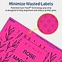 Avery Rectangle Laser/Inkjet Multipurpose Labels, 5" x 8-1/8", Neon Magenta (40/Pack)~#|#~7C141748-C69D-49FD-BB117EAA44A1E63D_sc7