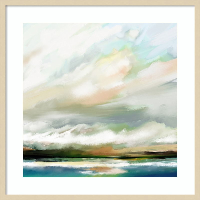 Amanti Art Sunday Morning by Mary Sparrow Wood Framed Wall Art Print, 33" x 33" (A42675345804) image 1