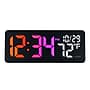 La Crosse Technology Color-Changing Digital LED Wall Clock with Indoor Temperature (513-1411)~#|#~7C231386-7CB5-4ECE-B12C06B5382F5AD6_sc7