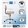 Boss Caressoft Armless Doctor's Stool with Backrest, Beige (B245-BG)~#|#~7C2E6C2B-BC8D-48BE-BA2196A8871526AA_sc7