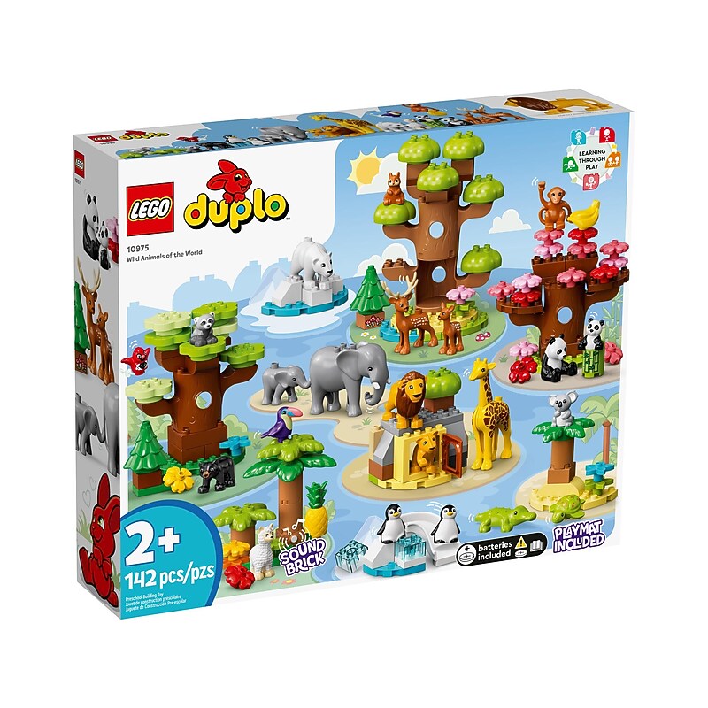 LEGO DUPLO Wild Animals of the World Building Set (10975)